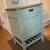 Crate & Barrel Sheridan Kitchen Cart / Island – Mint Green & Wood Top 1 thumbnail