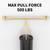 36 Inch Anti Slip Shower Grab Gold, Munzong Bathroom Grab Bar, Knurled 2 thumbnail