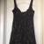 GUESS BLACK TWEED SLEEVELESS MINI DRESS Sz 3 XS Never Worn 8 thumbnail