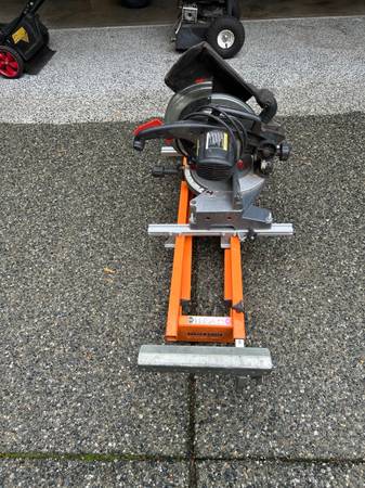 Compound Miter Saw on Stand 1