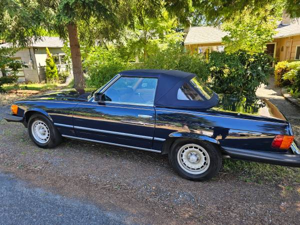 1983 Mercedes Benz 380sl convertible - $13,000 (Seattle)63654705357185123
