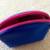 Brand New Cosmetic Bag Blue Pink Raspberry 5 thumbnail