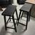 Black 29" Tall Barstools 2 thumbnail