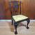 Vintage English Mahogany Chippendale Ball Claw Accent Chair w/Leather 1 thumbnail