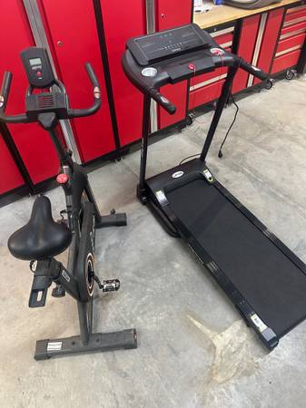 Treadmill- Exercise Bike (New) 1