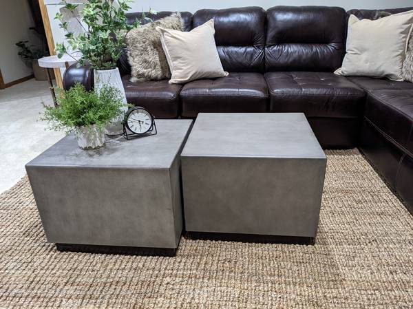Pottery Barn Byron Bunching side tables 1