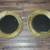 Two Round Gold Wooden Wall Mirrors . 1 thumbnail