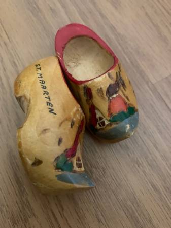 St. Maarten Hand-painted Dutch Wooden Clogs 1