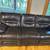 Leather sofa with recliners at both ends 2 thumbnail
