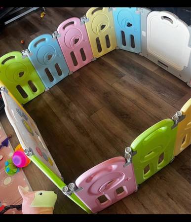 Cloud castle foldable playpen 1