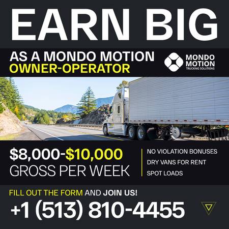 🔥 CDL-A Owner Operators | Top Gross $10K+ | Austin, TX 78741 1