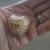 Puffed Golden Heart Pendant 1 thumbnail