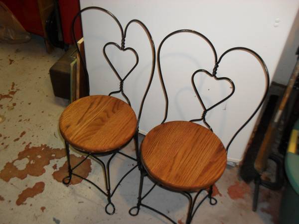 Ice Cream Parlor Chairs (Two) for Kids - Vintage 1