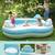 New EVAJOY Inflatable Swimming Pool Family Size Above Ground 4 Seats B 5 thumbnail