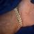 14K ITALY SOLID GOLD BRACELET 3 thumbnail
