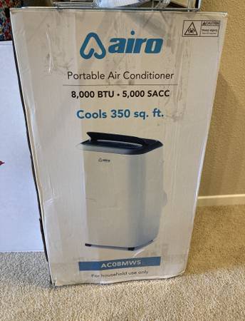 AIRO Portable Air Conditioner 8000 BTU 1