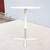 Modern Davis Furniture Height Adjustable White Round Side Table, New 15 thumbnail