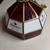 Authentic Anheuser Bush Stained Glass Hanging Lamp Budweiser Light 1 thumbnail