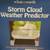 Storm Cloud Weather Predictor Glass For Sale 1 thumbnail