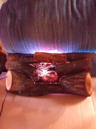 Electric Lighted Log Set 1