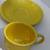 Fiesta ware Sunflower Yellow Tea Cups & Saucer Vintage. Good Condition 11 thumbnail