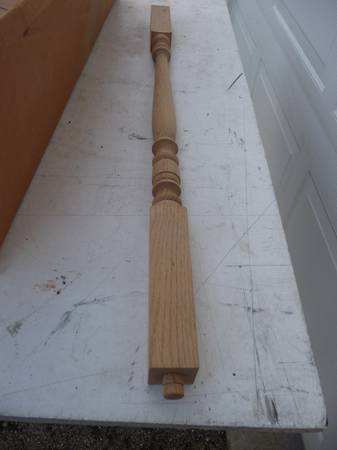Red oak balusters (17) $ 5ea or $ 50 for all 1