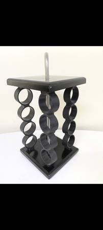 Black Wooden Spice Rack 1