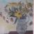 FLOWERS VASE WATERCOLOR PAINTING BLACK EYE SUSANS SIGNED EXHIBITED 1 thumbnail