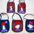 Red Hat Society Wool / Felt Purse Bags 5 thumbnail