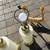 (2) Vintage Asian influence reverse painted satin glass lamps A228 9 thumbnail