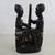 African Ghana Hand Carved Tribal Folkart Husband &Wife Sculpture 12" 1 thumbnail