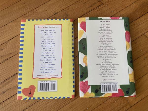 2 Books by Mattie JT Stepanek - $10 (Exton)63443759316609121