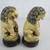 Vintage Pair Of Chinese Resin/Epoxy Foo Temple Guard Dogs 6 thumbnail