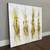 40x40 EXTRA LARGE Modern White And Gold Textured Glitter Canvas Wall Art 18 thumbnail