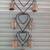 WINDCHIMES IRON HANDMADE OF IRON METAL WOOD ART GLASS STONES AND BEADS 7 thumbnail