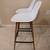 White Mid Century Modern Bar Stool Set 3 thumbnail
