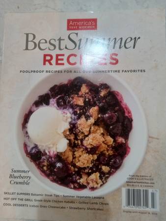 COOKBOOK America's Test Kitchen Recipe Book - Best Summer Recipes 2014 1