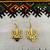 New Ukrainian Tryzub Trident Drop Earrings Gold Color 9 thumbnail