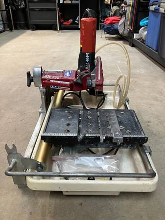 MK Diamond 7" wet tile saw 1