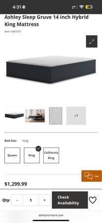 Hybrid king size mattress BRAND NEW 1