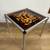 Danish 1970's Glass & Aluminum Side Table 8 thumbnail