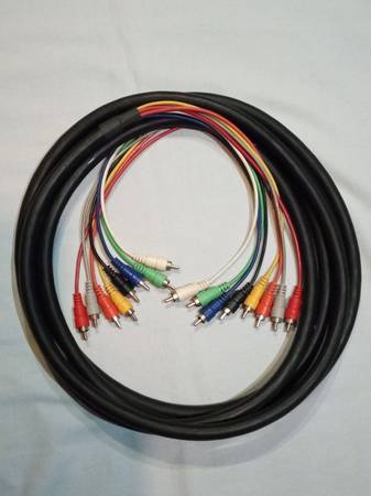 Hosa RCA to RCA - 8 Channel Recording Snake CRA804 1