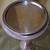 14" Silver Mercury Pillar Candle Holder 2 thumbnail