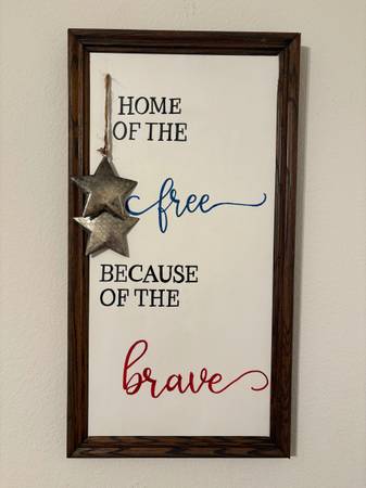 Patriotic Wall Art - NEW 1