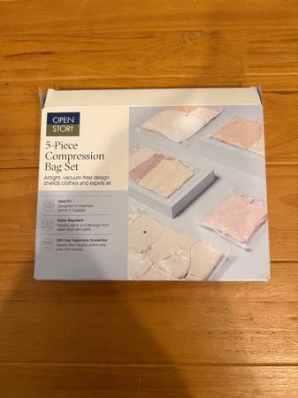 Open Story 5-Piece Compression Bag Set - Like New in Box 1