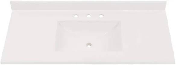TWO 49” Cultured Marble White Rectangular Single Sink Vanity Tops - $60 (Pikesville)62973885159425121