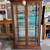 Beautiful Solid Oak 5 Shelf Curio Cabinet w/Overhead Lights and Mirror 2 thumbnail