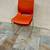 Orange Chair s  set Hon Modern Stacking mid century modern style 3 thumbnail