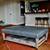 Bassett Lori Living Room Leather Ottoman w/Trays 1 thumbnail
