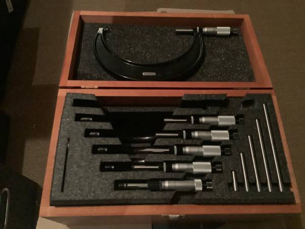 0-6” Starrett micrometers 1